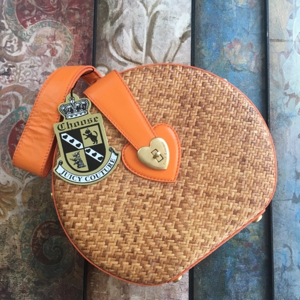 Juicy Couture Hatbox Style Handbag Purse Bag